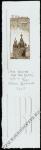 Bookmark Printing plate of 2008. Print in in one colour.