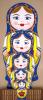 Bookmark Matrioshka nest doll