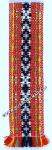 Bookmark Woven pattern (red)