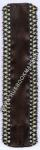 Bookmark Black bead-embroidered ribbon
