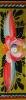 Bookmark Flower from distaff in Volkhov style