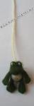 Bookmark Felt Frog reinforced with wire