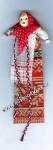 Bookmark Doll Representing a Peasant Woman